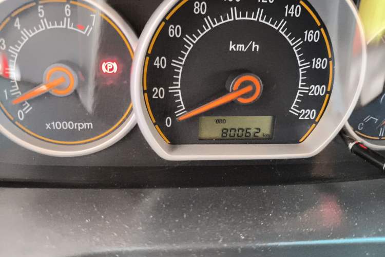 Used CHANGAN Alsvin 2010 Sedan 1.5L Manual Sport Edition Odometer Close Up