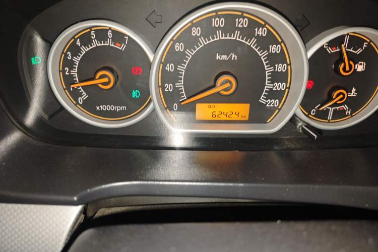 Used CHANGAN Alsvin 2012 Sedan 1.5L Manual Comfort Model Odometer Close Up
