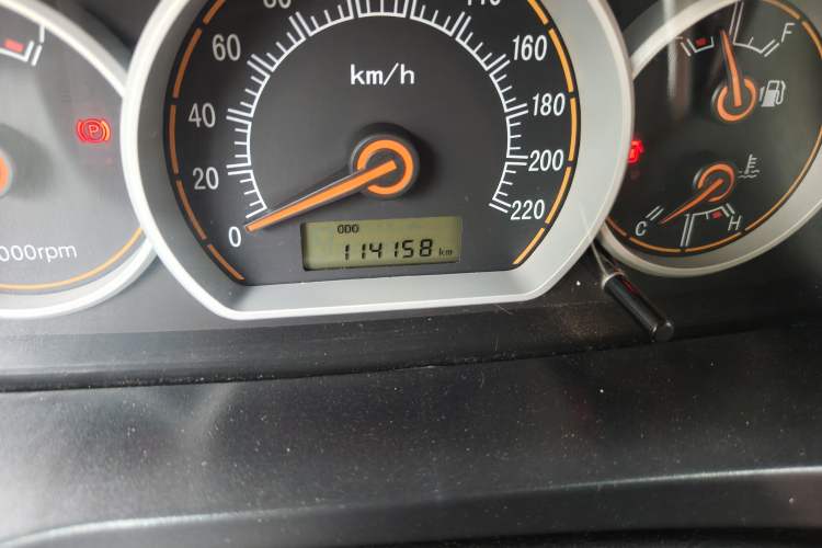 Used CHANGAN Alsvin 2012 Sedan 1.5L Manual Luxury Model Odometer Close Up