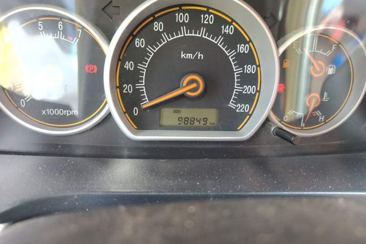 Used CHANGAN Alsvin 2012 Sedan 1.5L Manual Luxury Model Odometer Close Up
