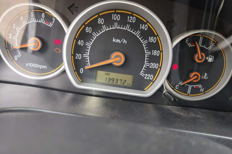 Used CHANGAN Alsvin 2012 Sedan 1.5L Manual Luxury Model Odometer Close Up