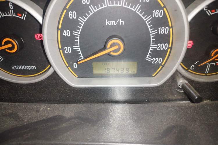 Used CHANGAN Alsvin 2012 Sedan 1.5L Manual Comfort Model Odometer Close Up