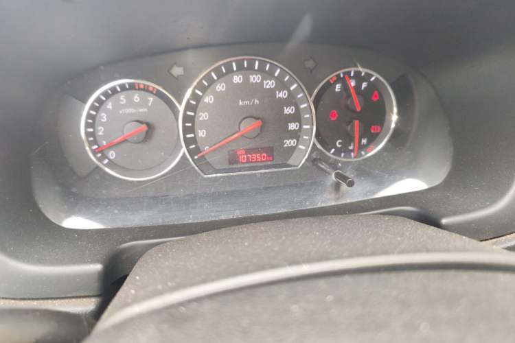 Used CHANGAN Alsvin 2012 Sedan 1.5L Manual Comfort Model Odometer Close Up