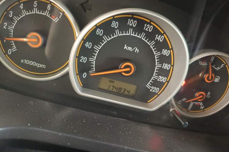 Used CHANGAN Alsvin 2012 Sedan 1.5L Manual Luxury Model Odometer Close Up