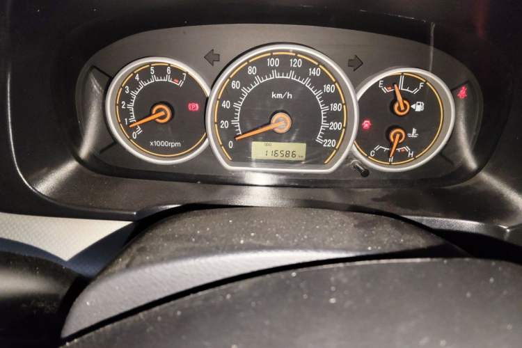 Used CHANGAN Alsvin 2012 Sedan 1.5L Manual Comfort Model Odometer Close Up