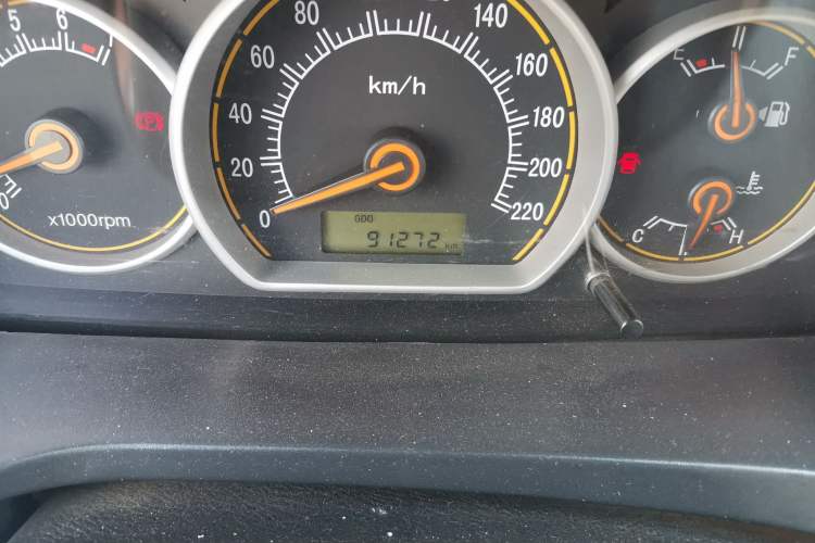 Used CHANGAN Alsvin 2012 Sedan 1.5L Manual Comfort Model Odometer Close Up