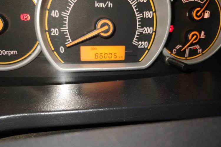Used CHANGAN Alsvin 2012 Sedan 1.5L Manual Luxury Model Odometer Close Up