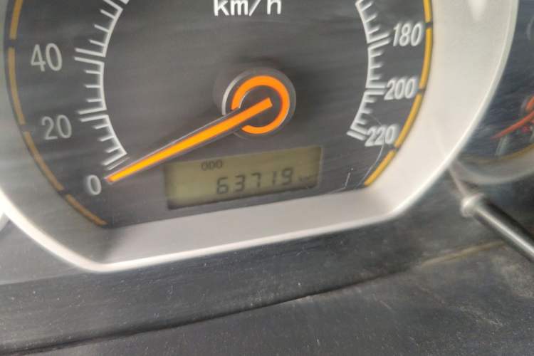Used CHANGAN Alsvin 2012 Sedan 1.5L Manual Luxury Model Odometer Close Up