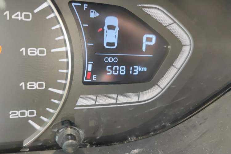 Used CHANGAN Alsvin 2018 1.5L DCT Comfort Version China V Standard Odometer Close Up