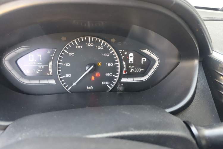 Used CHANGAN Alsvin 2019 1.5L DCT Comfort Model China VI Standard Odometer Close Up
