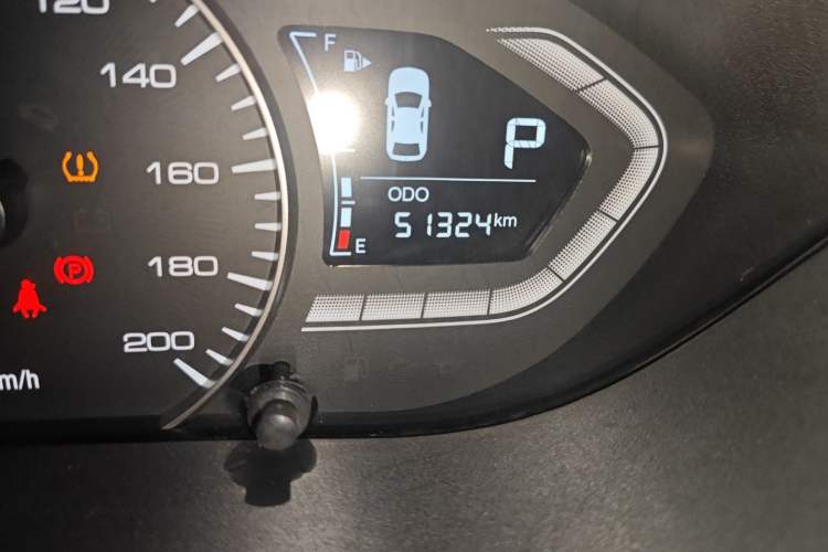 Used CHANGAN Alsvin 2019 1.5L DCT Comfort Model China VI Standard Odometer Close Up
