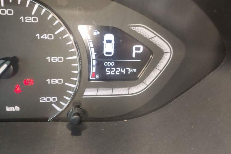 Used CHANGAN Alsvin 2019 1.5L DCT Comfort Model China VI Standard Odometer Close Up