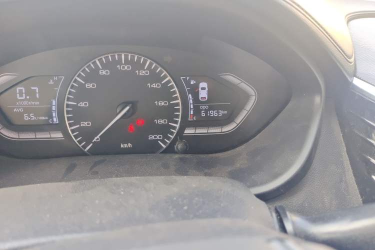 Used CHANGAN Alsvin 2019 1.4L Manual Comfort Edition China VI Standard Odometer Close Up