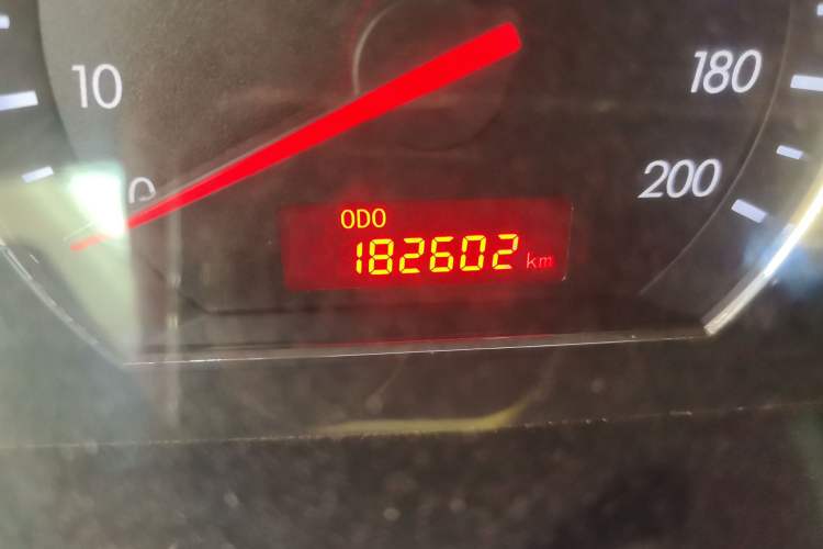 Used CHANGAN Alsvin V3 2012 1.3L Manual Standard Edition Odometer Close Up
