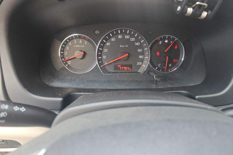 Used CHANGAN Alsvin V3 2012 1.3L Manual Comfort Version China IV Standard Odometer Close Up