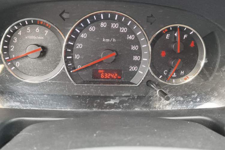 Used CHANGAN Alsvin V3 2012 1.3L Manual Comfort Version China IV Standard Odometer Close Up