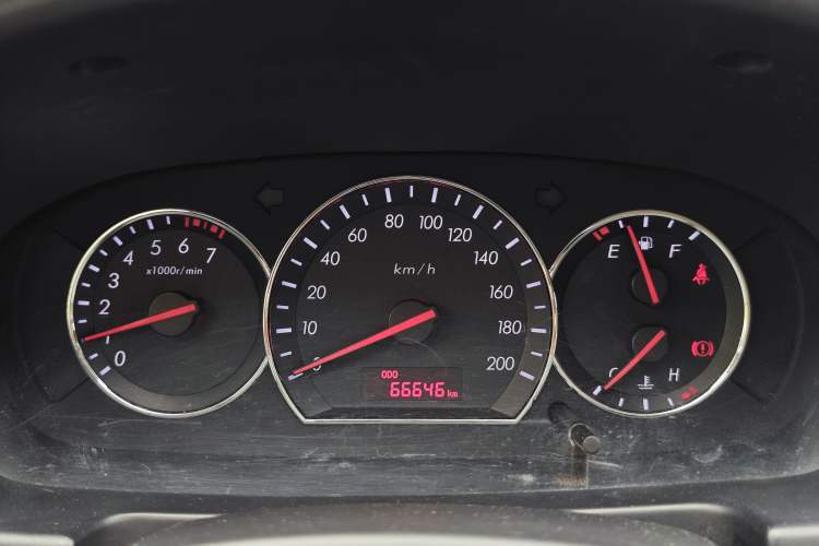 Used CHANGAN Alsvin V3 2012 1.3L Manual Comfort Version China IV Standard Odometer Close Up