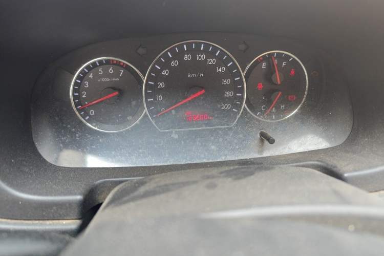 Used CHANGAN Alsvin V3 2012 1.3L Manual Standard Edition Odometer Close Up