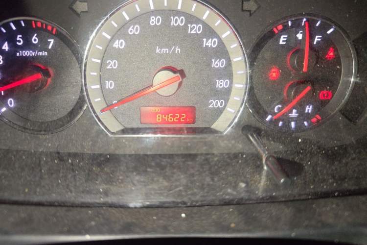 Used CHANGAN Alsvin V3 2012 1.3L Manual Standard Edition Odometer Close Up
