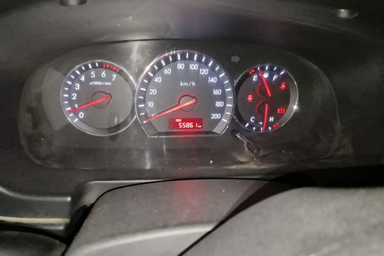 Used CHANGAN Alsvin V3 2012 1.3L Manual Standard Edition Odometer Close Up