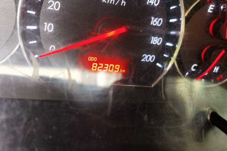Used CHANGAN Alsvin V3 2012 1.3L Manual Standard Edition Odometer Close Up
