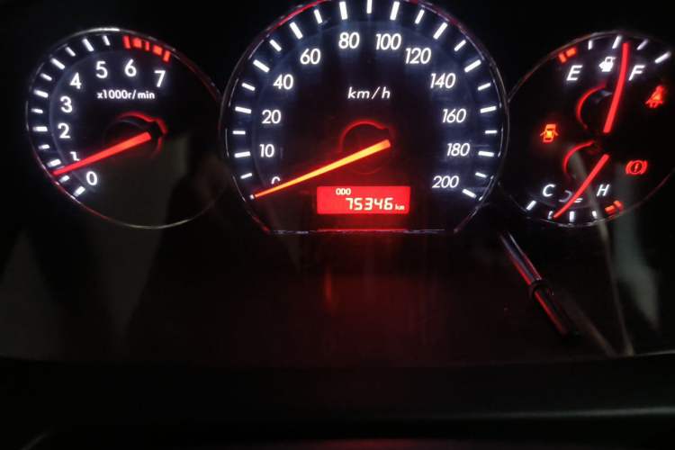 Used CHANGAN Alsvin V3 2012 1.3L Manual Standard Edition Odometer Close Up