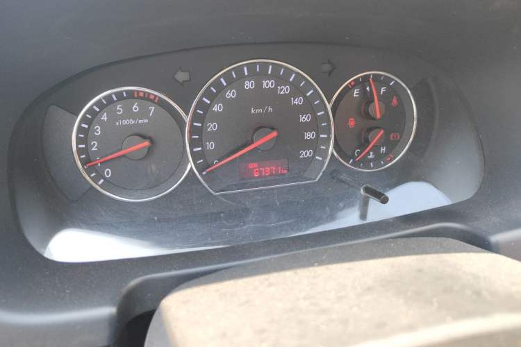 Used CHANGAN Alsvin V3 2012 1.3L Manual Comfort Version China IV Standard Odometer Close Up