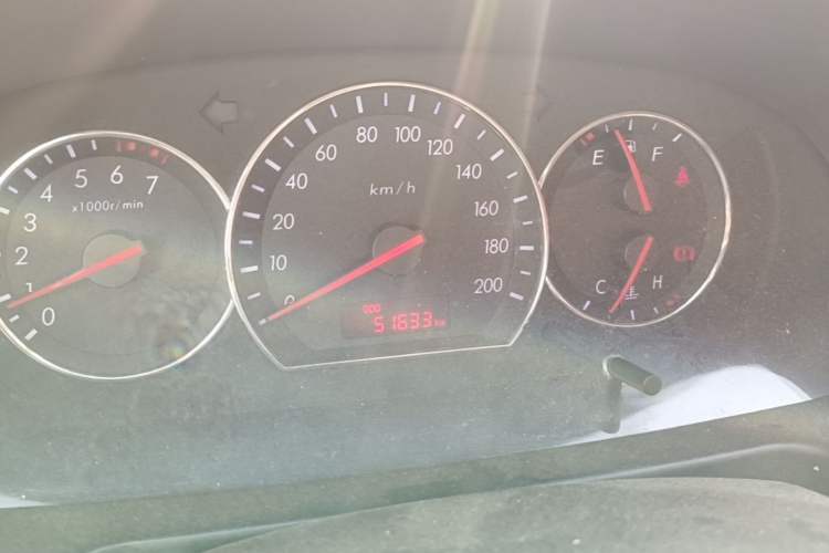 Used CHANGAN Alsvin V3 2012 1.3L Manual Standard Edition Odometer Close Up