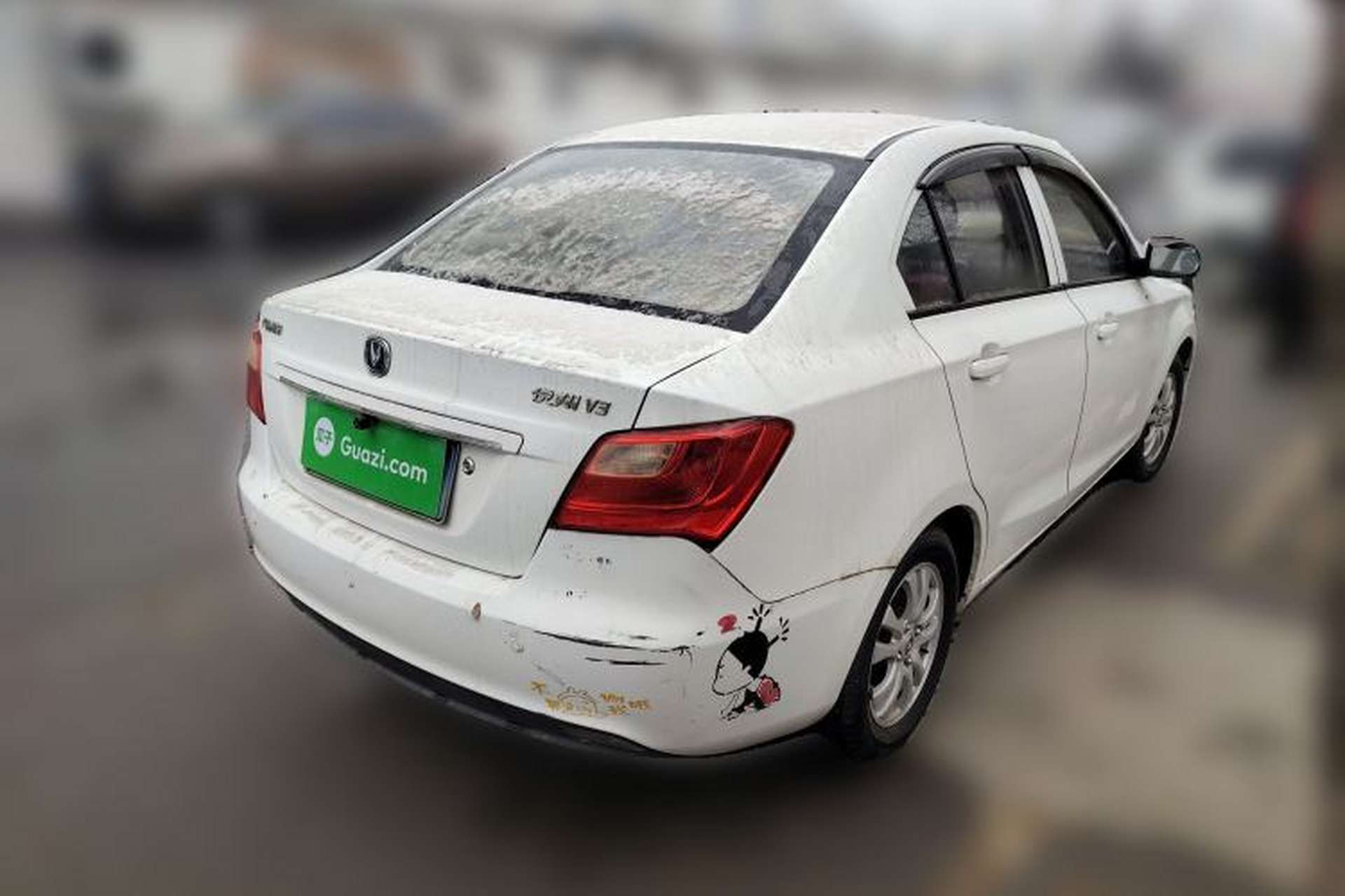 Used CHANGAN Alsvin V3 2012 1.3L Manual Luxury Version China IV Standard Rear Right 45 Deg
