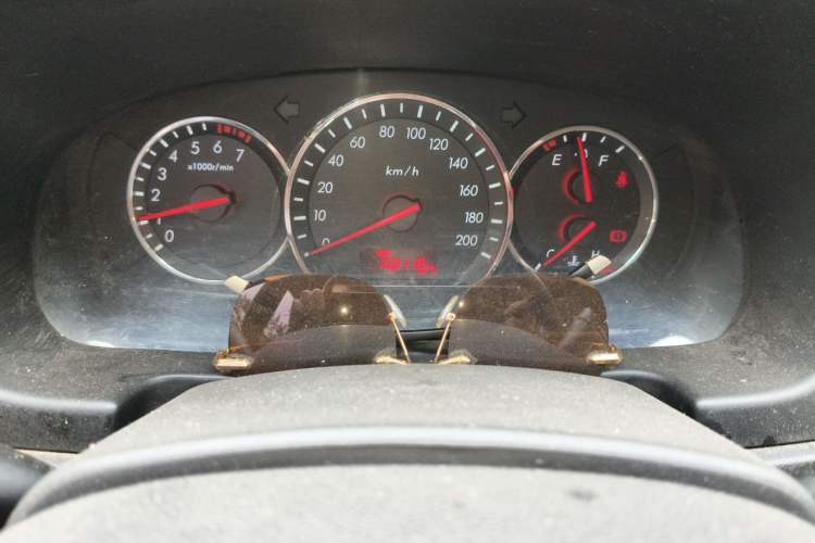 Used CHANGAN Alsvin V3 2015 1.4L Manual Meiman Model China IV Standard Odometer Close Up
