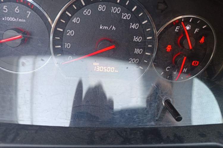 Used CHANGAN Alsvin V3 2015 1.4L Manual Meiman Model China IV Standard Odometer Close Up