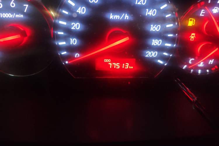 Used CHANGAN Alsvin V3 2015 1.4L Manual Meiruan Model China V Standard Odometer Close Up