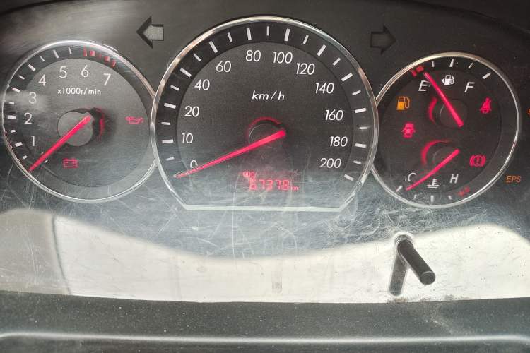 Used CHANGAN Alsvin V3 2015 1.4L Manual Meiruan Model China V Standard Odometer Close Up