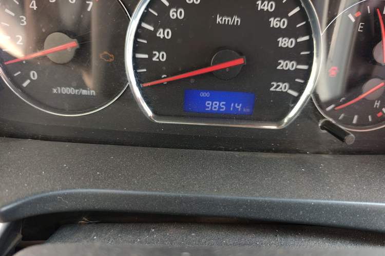 Used CHANGAN Alsvin V5 2012 1.5L Manual Dream Edition Odometer Close Up