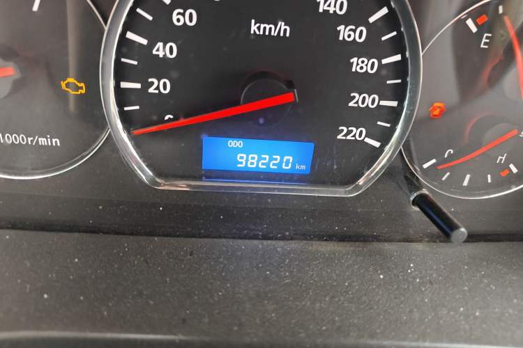 Used CHANGAN Alsvin V5 2012 1.5L Manual Dream Edition Odometer Close Up
