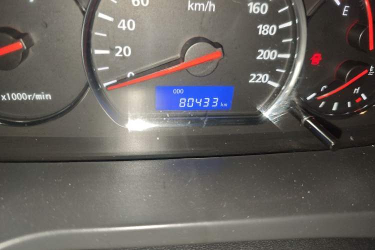 Used CHANGAN Alsvin V5 2012 1.5L Manual Sport Version China IV Standard Odometer Close Up