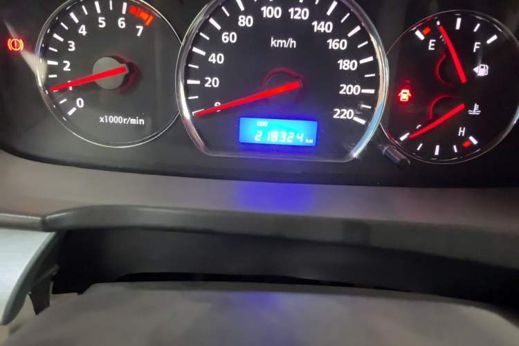 Used CHANGAN Alsvin V5 2012 1.5L Manual Dream Edition Odometer Close Up