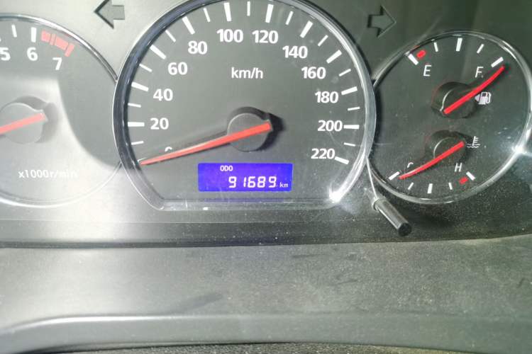 Used CHANGAN Alsvin V5 2012 1.5L Manual Dream Edition Odometer Close Up