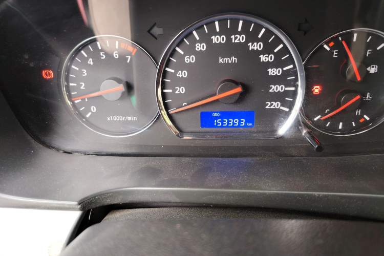 Used CHANGAN Alsvin V5 2012 1.5L Manual Dream Edition Odometer Close Up