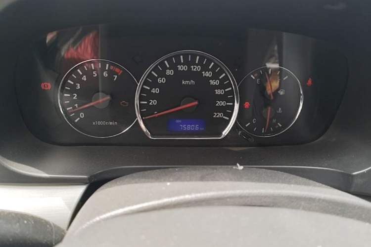 Used CHANGAN Alsvin V5 2012 1.5L Manual Dream Edition Odometer Close Up