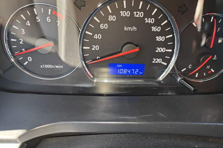 Used CHANGAN Alsvin V5 2012 1.5L Manual Dream Edition Odometer Close Up