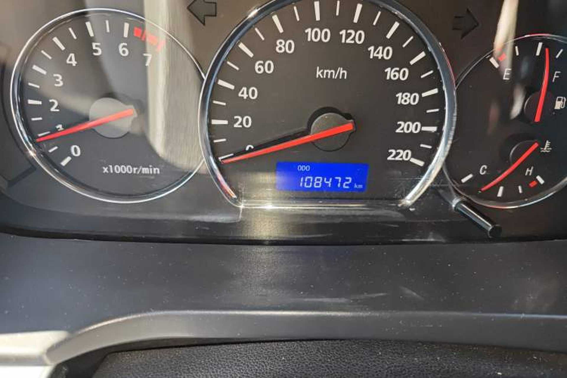 Used CHANGAN Alsvin V5 2012 1.5L Manual Dream Edition Odometer Close Up