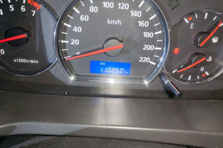 Used CHANGAN Alsvin V5 2012 1.5L Manual Dream Edition Odometer Close Up