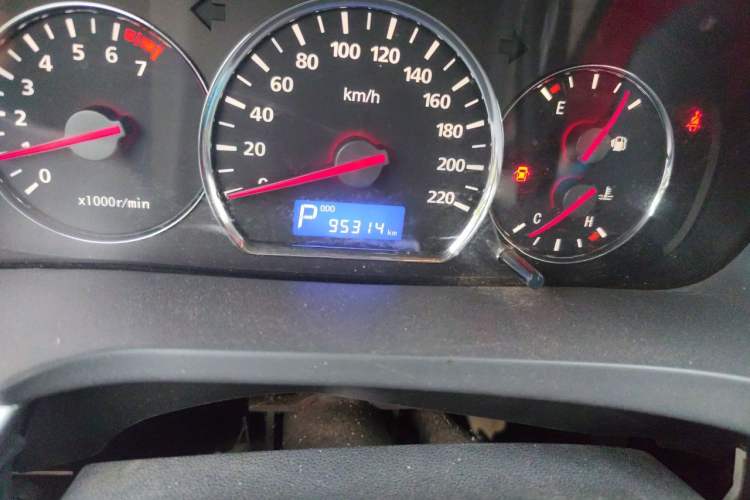 Used CHANGAN Alsvin V5 2012 1.5L Automatic Dream Edition Odometer Close Up