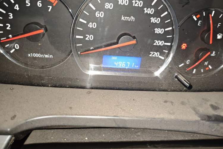Used CHANGAN Alsvin V5 2012 1.5L Manual Dream Edition Odometer Close Up