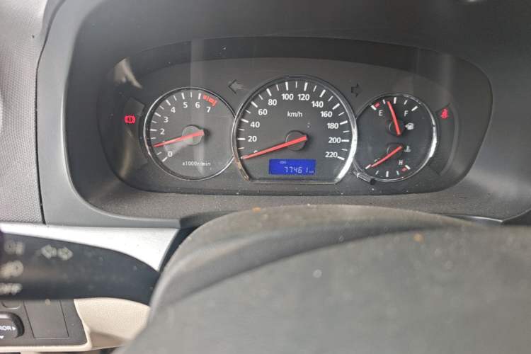 Used CHANGAN Alsvin V5 2012 1.5L Manual Dream Edition Odometer Close Up