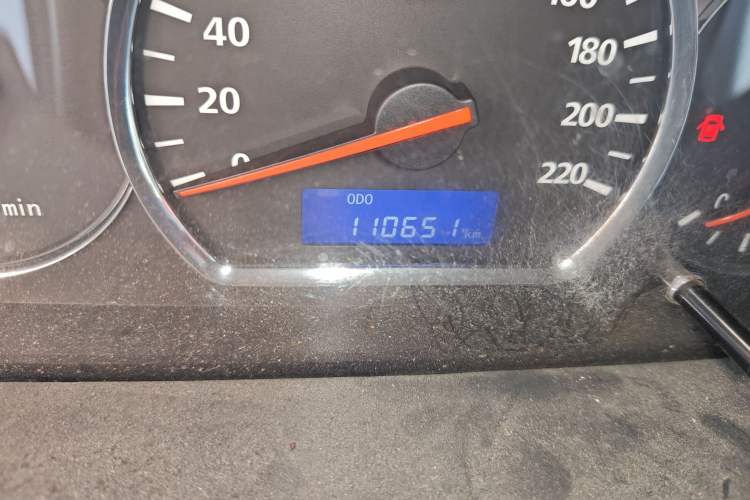 Used CHANGAN Alsvin V5 2012 1.5L Manual Dream Edition Odometer Close Up