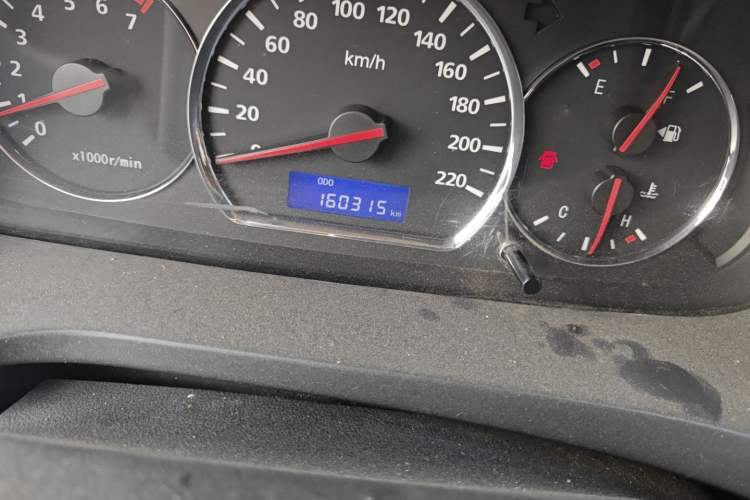 Used CHANGAN Alsvin V5 2012 1.5L Manual Dream Edition Odometer Close Up