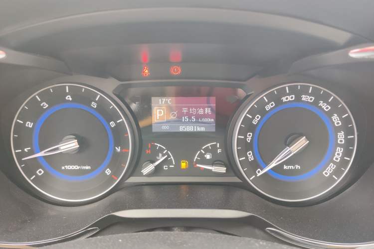 Used CHANGAN Alsvin V7 2015 1.6L Automatic Enjoyment Model China IV Standard Odometer Close Up