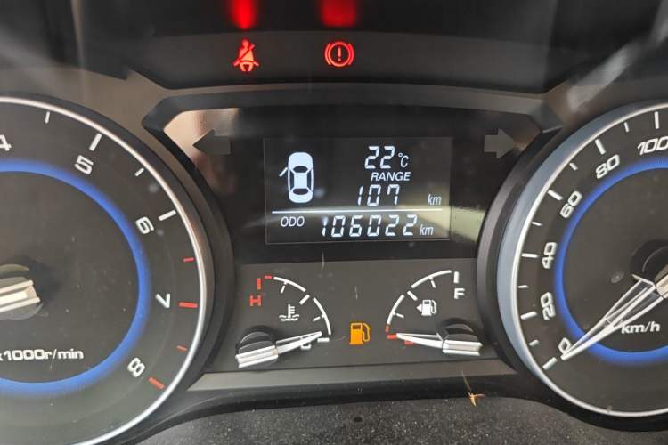 Used CHANGAN Alsvin V7 2015 1.6L Manual Enjoyment Model China IV Standard Odometer Close Up